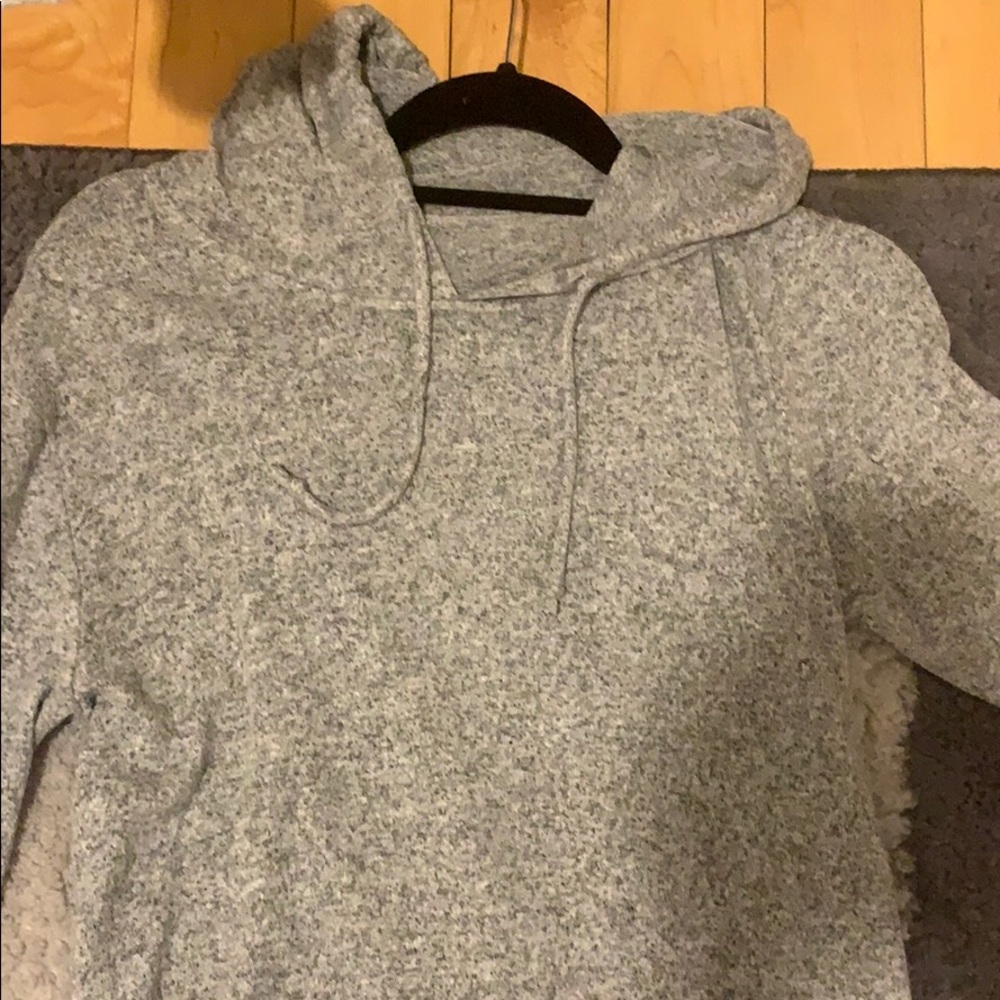 grey sweater